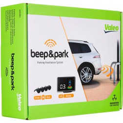  VALEO Beep & Park Kit, 632201, di assistenza al parcheggio con 4 sensori e disp